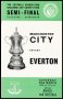 Image of : Programme - Manchester City v Everton